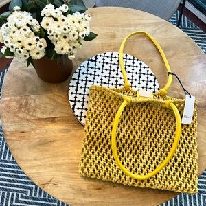 Brand new Clare V sandy tote in yellow. Never used